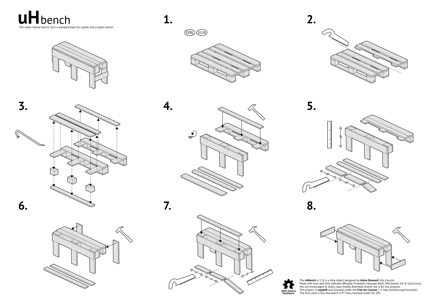 uH bench –  open source public bench